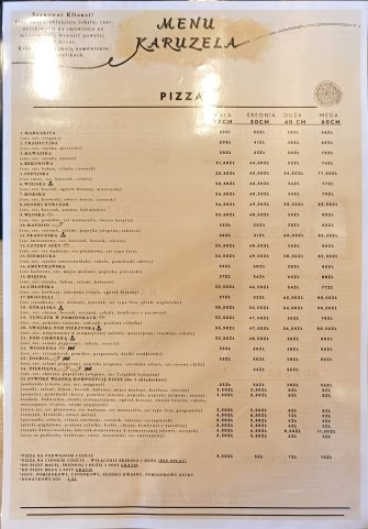 Pizzeria Karuzela Pabianice