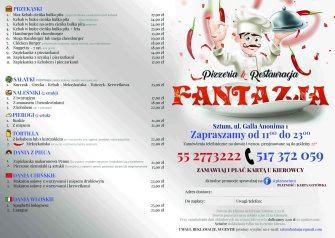 Fantazja Pizzeria & Restauracja - Sztum