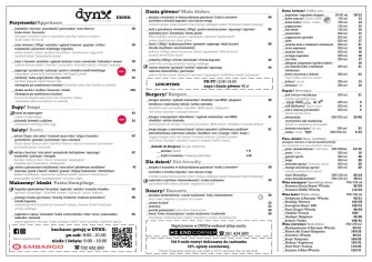 DYNX Restauracja Poznań