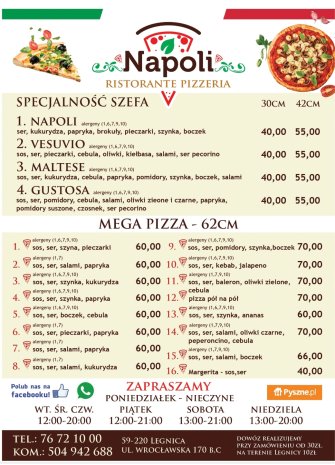 Ristorante Pizzeria Napoli Legnica