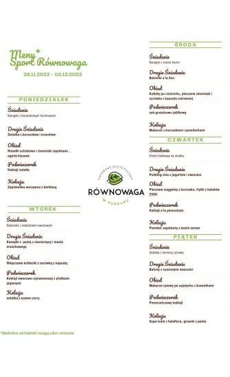 Równowaga w pudełku - Catering Dietetyczny Bydgoszcz