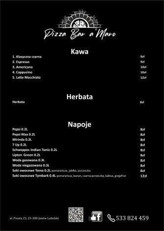 Pizza Bar a’Maro Janów Lubelski