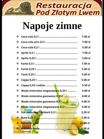 Restauracja Pod Złotym Lwem Grodków