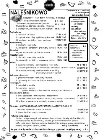 Schadzka - Kawa i Naleśniki - ul. Sejmowa 3, Legnica