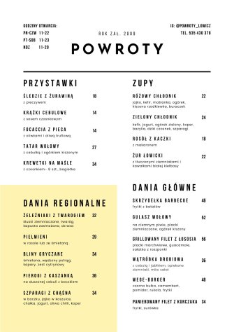 Restauracja Powroty Łowicz