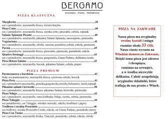 Bergamo - kuchnia pizza prosecco Gdynia