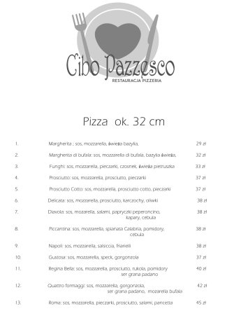 CIBO Pazzesco Restauracja Pizzeria Sosnowiec