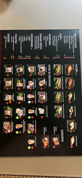 HOBU Sushi & Asian Menu Sushi Katowice