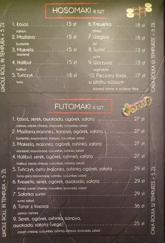 ZaNo Sushi Warszawa