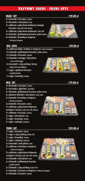 TODO Sushi Warszawa