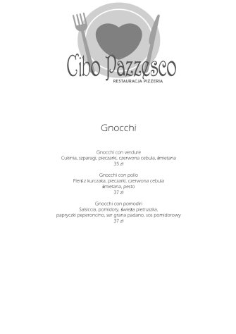 CIBO Pazzesco Restauracja Pizzeria Sosnowiec