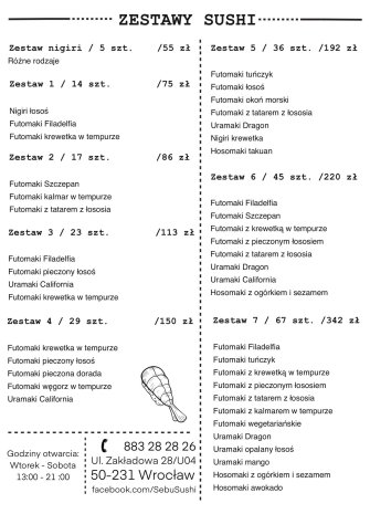 Sebu Sushi Wrocław