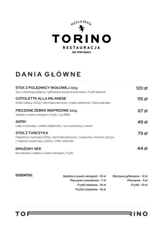 Restauracja Torino Głogow