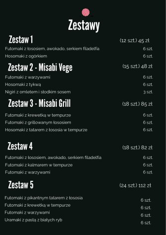 Misabi Sushi Środa Wielkopolska