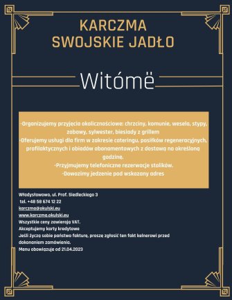 Restauracja Karczma Swojskie Jadło Władysławowo