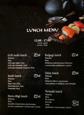 SHON SUSHI Wrocław