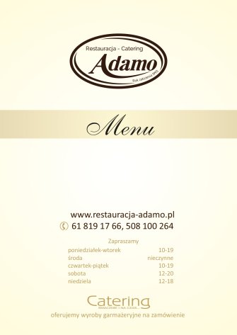 Restauracja Catering Adamo Mosina