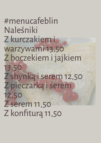 Cafe Blin Białystok