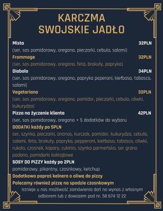 Restauracja Karczma Swojskie Jadło Władysławowo