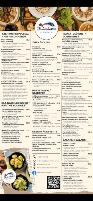 Restauracja Po Krakosku Kraków