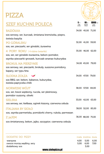 Sioło pizza Bialystok Białystok