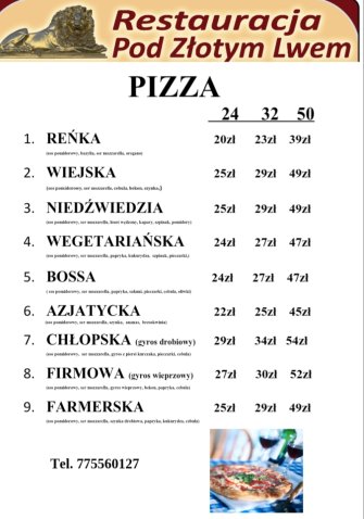 Restauracja Pod Złotym Lwem Grodków