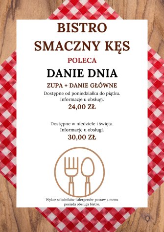 Bistro "Smaczny Kęs" w Zabłędzy Tuchów