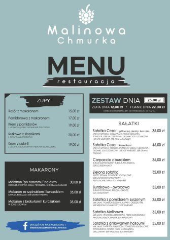 Restauracja Malinowa Chmurka Brodnica