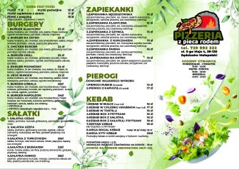 Pizzeria Z pieca rodem Sedziszow Małopolski