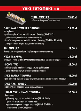 TODO Sushi Warszawa