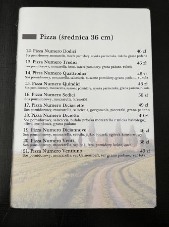 Pizza&Pasta Gallo Nero Zielona Góra