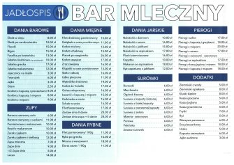 Bar Mleczny Sandomierz