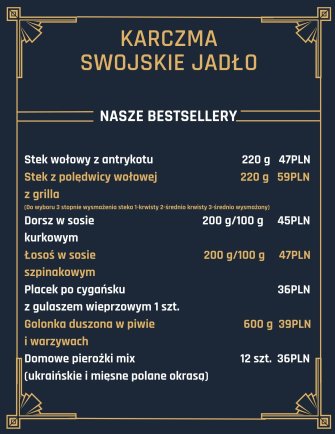 Restauracja Karczma Swojskie Jadło Władysławowo