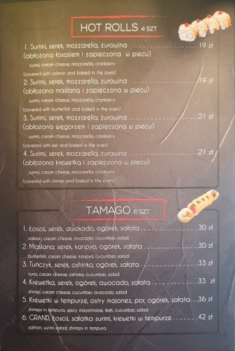 ZaNo Sushi Warszawa