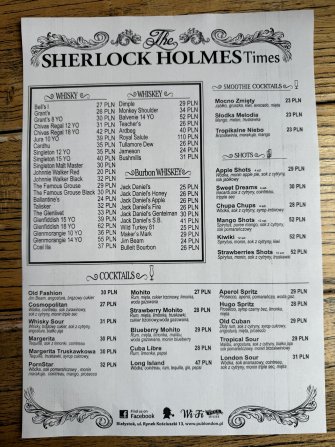 Sherlock Holmes Pub Białystok