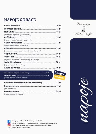 Antich' Caffe' Skorosze - Restauracja Warszawa